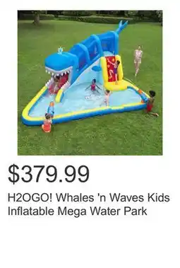 Costco H2OGO! Whales 'n Waves Kids Inflatable Mega Water Park offer