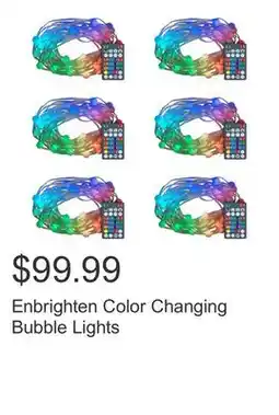 Costco Enbrighten Color Changing Bubble Lights offer