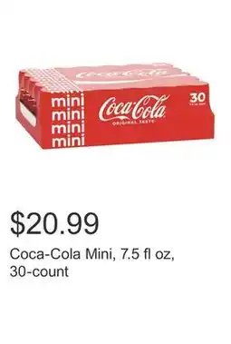 Costco Coca-Cola Mini, 7.5 fl oz, 30-count offer