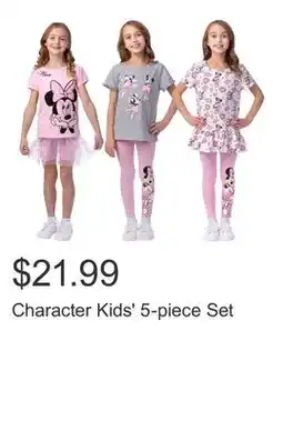 Costco Character Kids' 5-piece Set offer