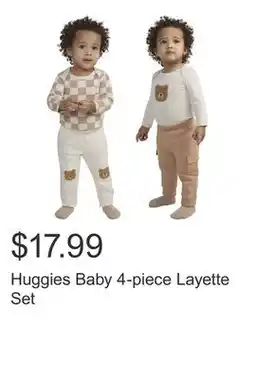 Costco Huggies Baby 4-piece Layette Set offer