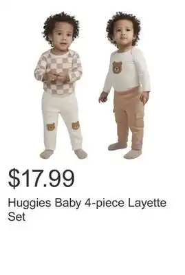 Costco Huggies Baby 4-piece Layette Set offer