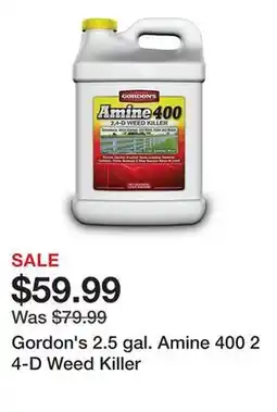 Tractor Supply Company Gordon's 2.5 gal. Amine 400 2 4-D Weed Killer offer