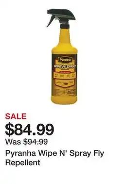 Tractor Supply Company Pyranha Wipe N' Spray Fly Repellent offer