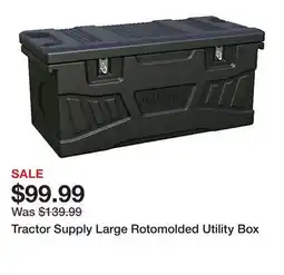 Tractor Supply Company Tractor Supply Large Rotomolded Utility Box offer