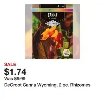 Tractor Supply Company DeGroot Canna Wyoming, 2 pc. Rhizomes offer