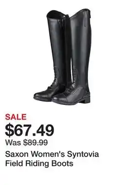 Tractor Supply Company Saxon Women's Syntovia Field Riding Boots offer