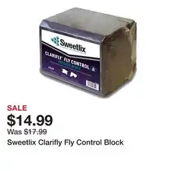 Tractor Supply Company Sweetlix Clarifly Fly Control Block offer