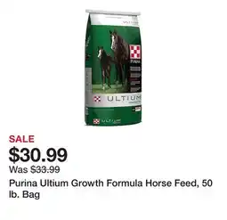 Tractor Supply Company Purina Ultium Growth Formula Horse Feed, 50 lb. Bag offer