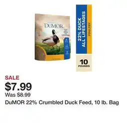 Tractor Supply Company DuMOR 22% Crumbled Duck Feed, 10 lb. Bag offer