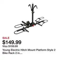 Tractor Supply Company Young Electric Hitch Mount Platform Style 2 Bike Rack 2 in. Receiver, 200 lb. Capacity 10104095 offer