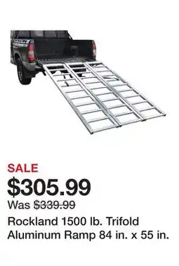 Tractor Supply Company Rockland 1500 lb. Trifold Aluminum Ramp 84 in. x 55 in offer
