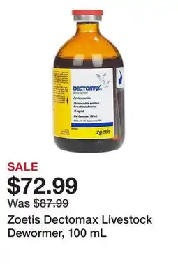 Tractor Supply Company Zoetis Dectomax Livestock Dewormer, 100 mL offer