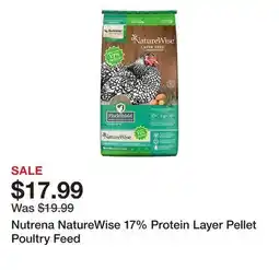 Tractor Supply Company Nutrena NatureWise 17% Protein Layer Pellet Poultry Feed offer