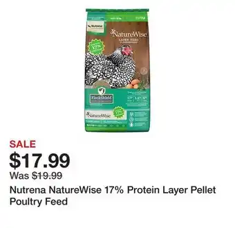 Tractor Supply Company Nutrena NatureWise 17% Protein Layer Pellet Poultry Feed offer