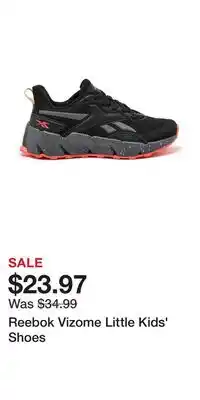 Kohl's Reebok Vizome Little Kids' Shoes offer