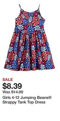 Kohl's Girls 4-12 Jumping Beans Strappy Tank Top Dress offer