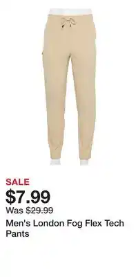 Kohl's Men's London Fog Flex Tech Pants offer