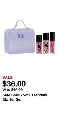 Kohl's Saie SaieGlow Essentials Starter Set offer