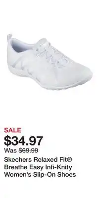Kohl's Skechers Relaxed Fit Breathe Easy Infi-Knity Women's Slip-On Shoes offer