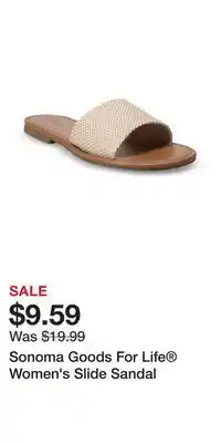 Kohl's Sonoma Goods For Life Women's Slide Sandal offer