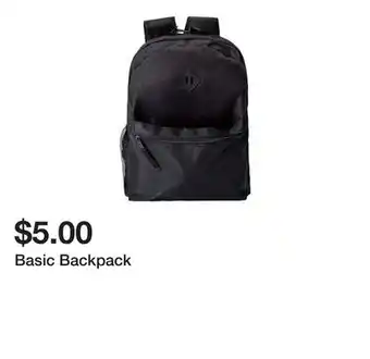 Five Below Basic Backpack offer