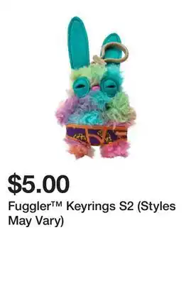 Five Below Fuggler Keyrings S2 (Styles May Vary) offer