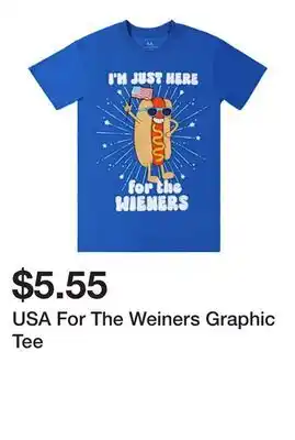 Five Below USA For The Weiners Graphic Tee offer