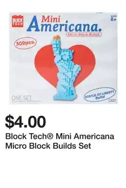 Five Below Block Tech Mini Americana Micro Block Builds Set offer