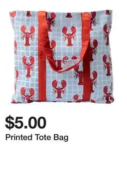 Five Below Printed Tote Bag offer