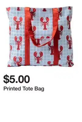 Five Below Printed Tote Bag offer