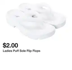Five Below Ladies Puff Sole Flip Flops offer