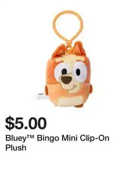 Five Below Bluey Bingo Mini Clip-On Plush offer