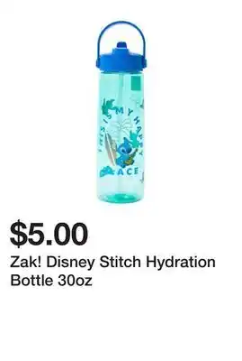 Five Below Zak! Disney Stitch Hydration Bottle 30oz offer