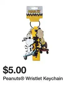 Five Below Peanuts Wristlet Keychain offer