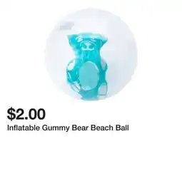 Five Below Inflatable Gummy Bear Beach Ball offer