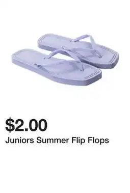 Five Below Juniors Summer Flip Flops offer
