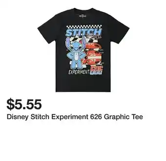 Five Below Disney Stitch Experiment 626 Graphic Tee offer