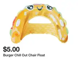 Five Below Burger Chill Out Chair Float offer