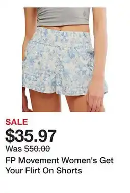 Dick's Sporting Goods FP Movement Women's Get Your Flirt On Shorts offer
