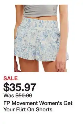 Dick's Sporting Goods FP Movement Women's Get Your Flirt On Shorts offer