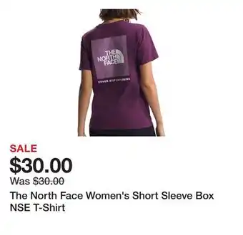 Dick's Sporting Goods The North Face Women's Short Sleeve Box NSE T-Shirt offer