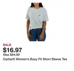 Dick's Sporting Goods Carhartt Women's Boxy Fit Short Sleeve Tee offer