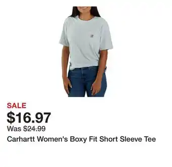 Dick's Sporting Goods Carhartt Women's Boxy Fit Short Sleeve Tee offer