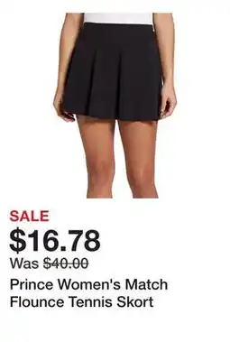 Dick's Sporting Goods Prince Women's Match Flounce Tennis Skort offer