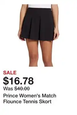 Dick's Sporting Goods Prince Women's Match Flounce Tennis Skort offer