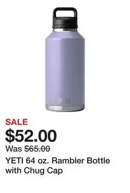 Dick's Sporting Goods YETI 64 oz. Rambler Bottle with Chug Cap offer
