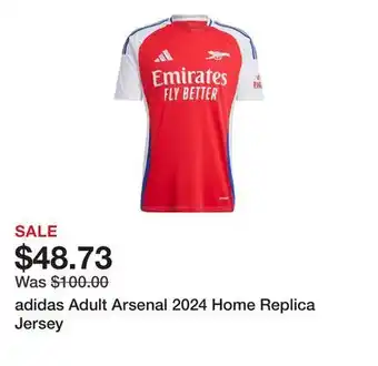 Dick's Sporting Goods adidas Adult Arsenal 2024 Home Replica Jersey offer