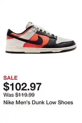 Dick's Sporting Goods Nike Men's Dunk Low Shoes offer