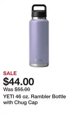 Dick's Sporting Goods YETI 46 oz. Rambler Bottle with Chug Cap offer